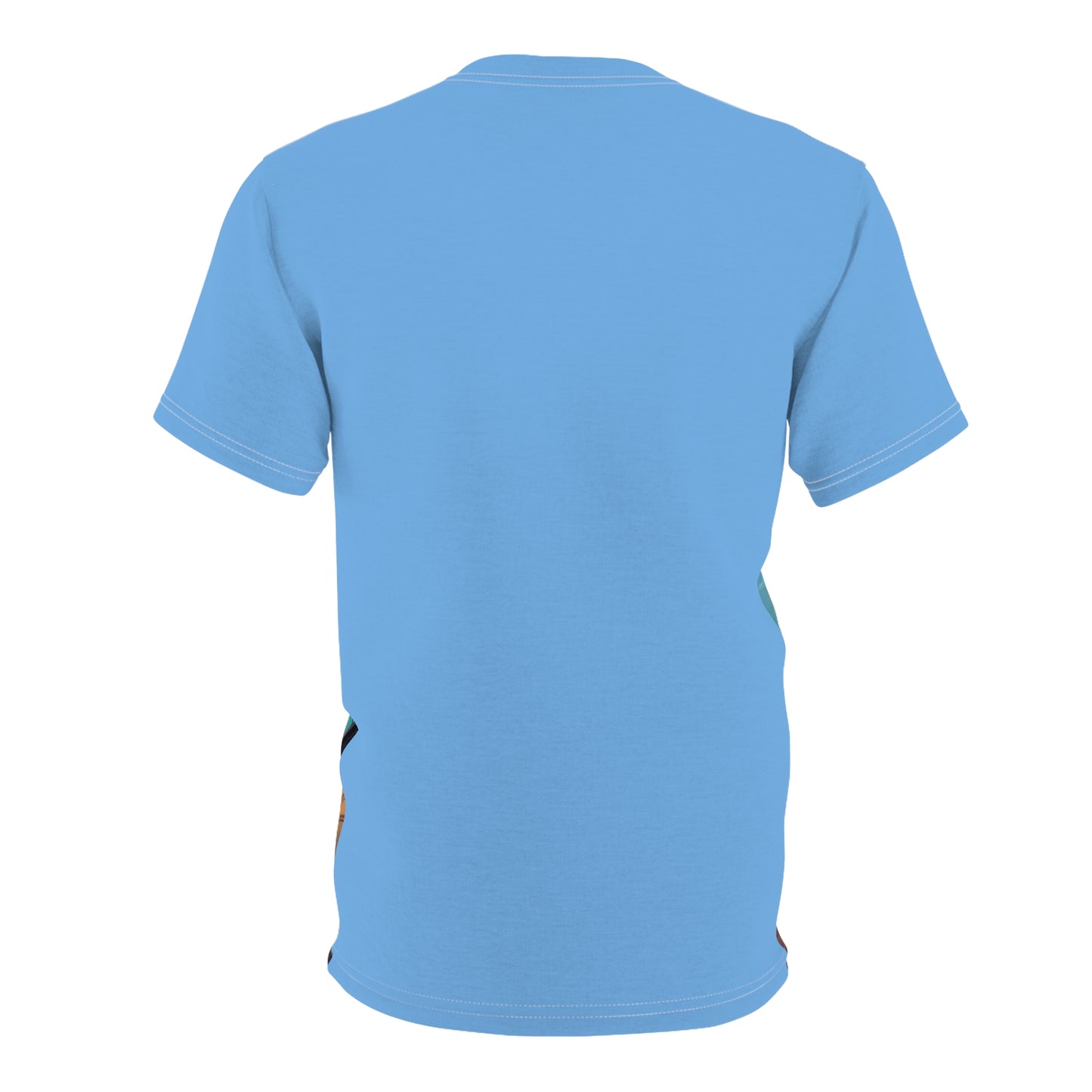 EcoVeloChic Ebike Electric Baby blue Unisex Cut & Sew Tee (AOP) tshirt
