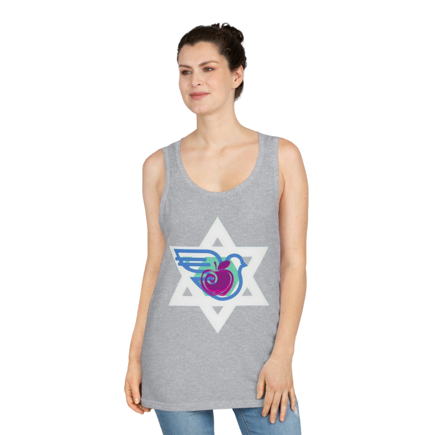 Tank Top-Adult Unisex he who touches Israel Touches the Apple of His Eye