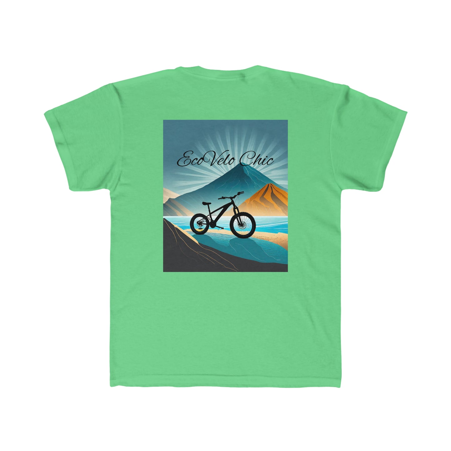 T-shirt Eco Electric Bike Gems Ride, E bike Ebike,Recharge, Reconnect Unisex Kids