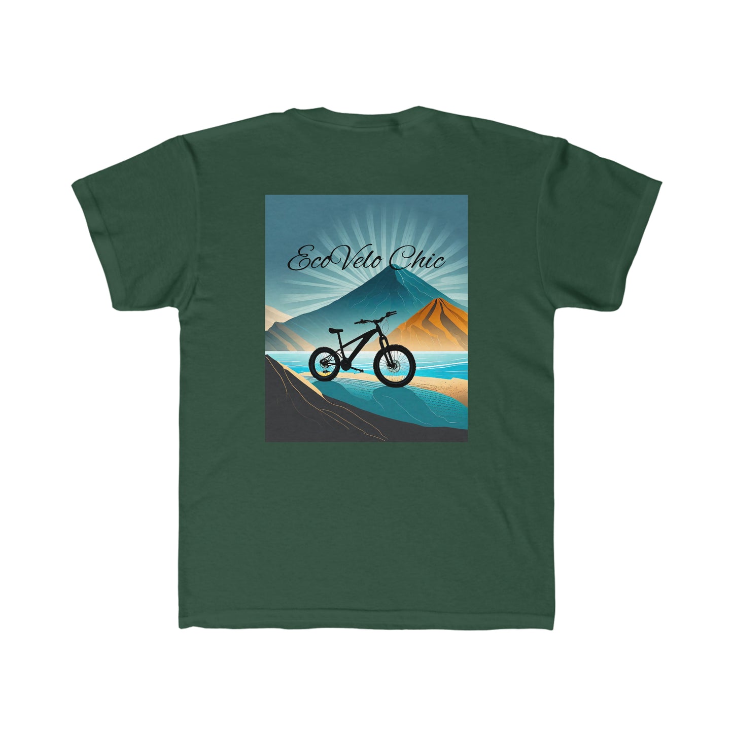 T-shirt Eco Electric Bike Gems Ride, E bike Ebike,Recharge, Reconnect Unisex Kids