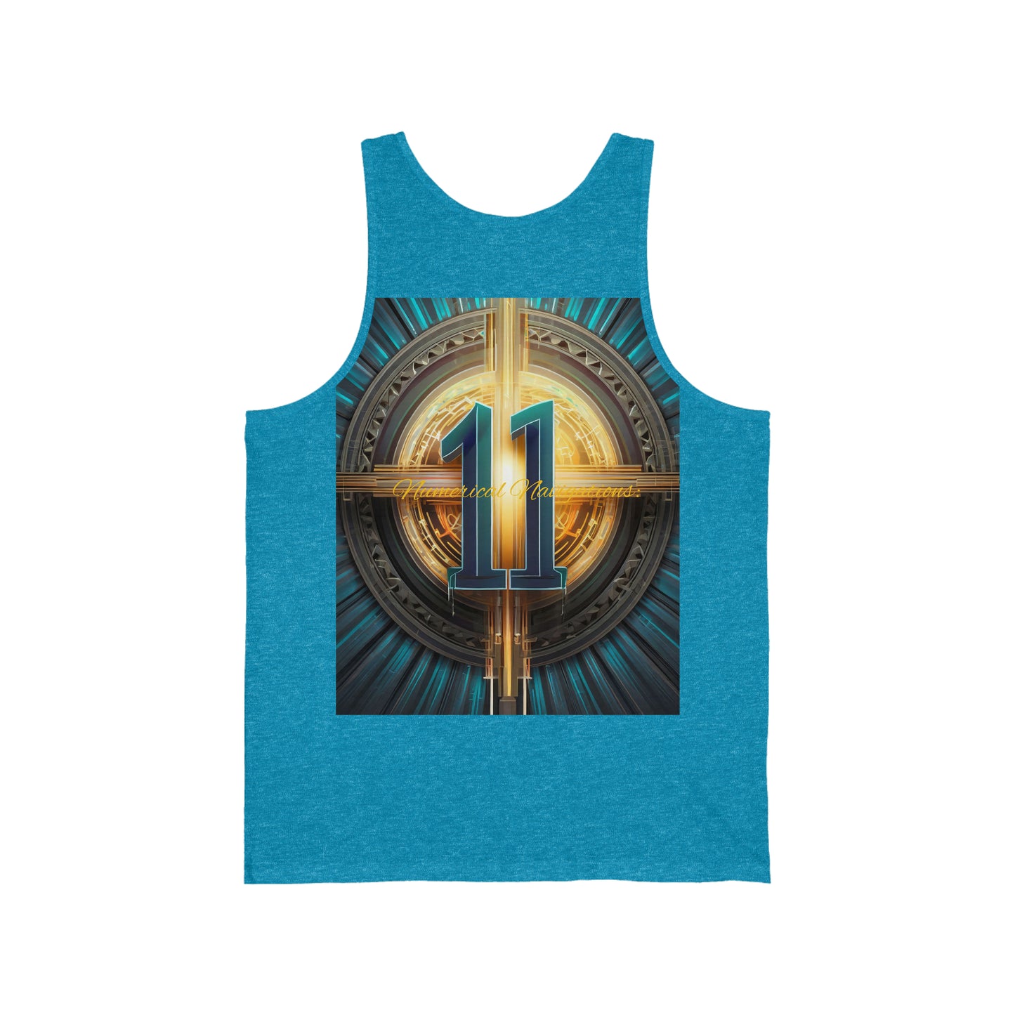 Tank Top Journey of Numerical Elegance: - Unisex Jersey