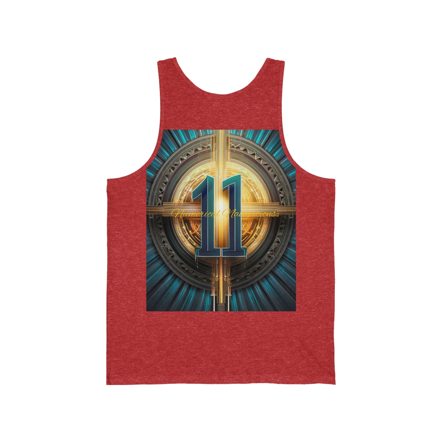 Tank Top Journey of Numerical Elegance: - Unisex Jersey