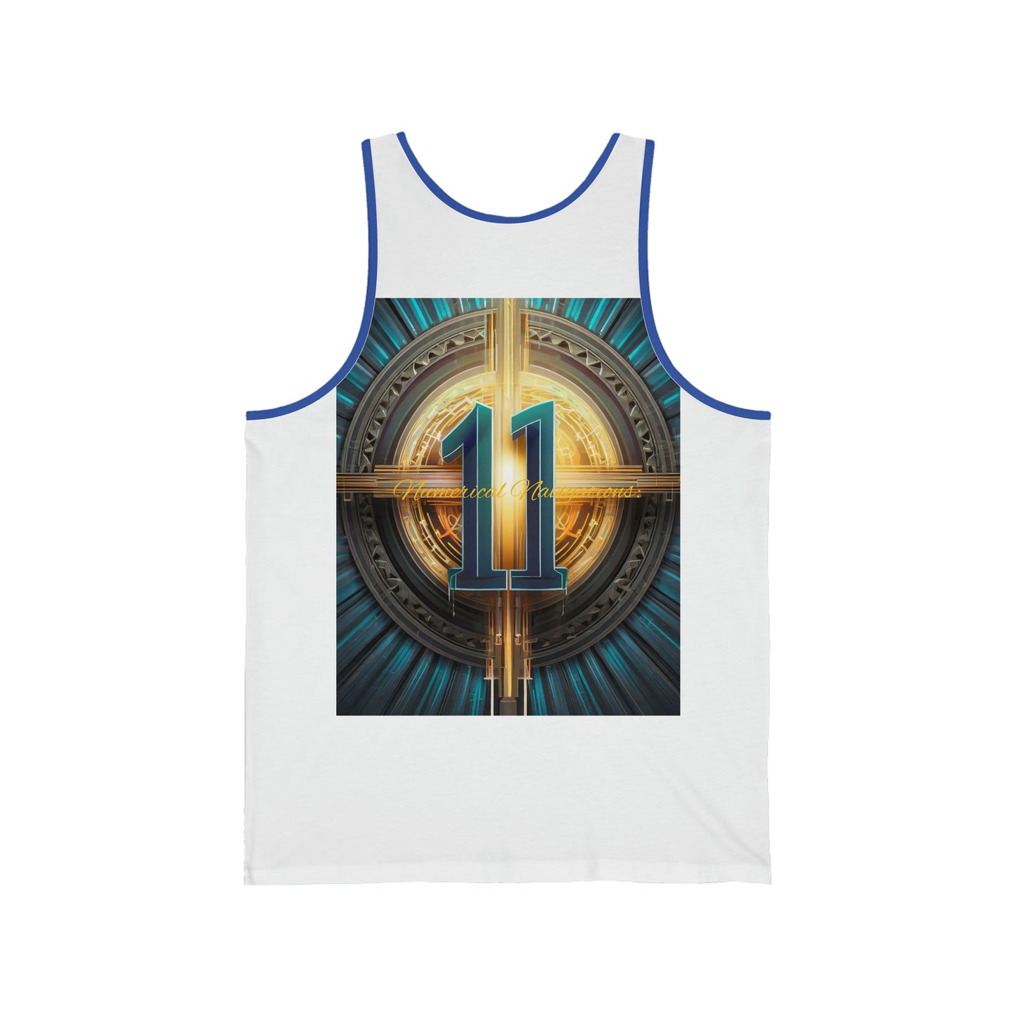 Tank Top Journey of Numerical Elegance: - Unisex Jersey