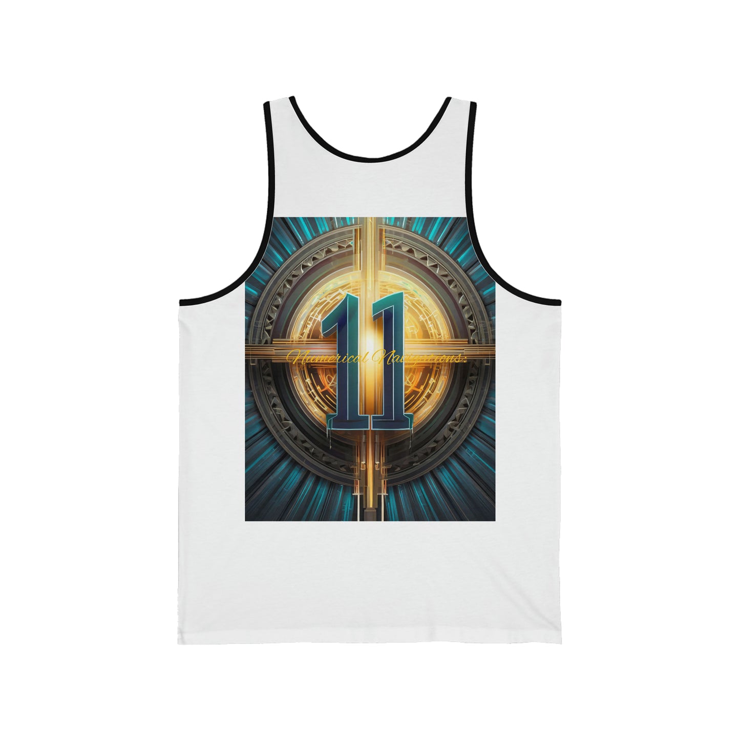 Tank Top Journey of Numerical Elegance: - Unisex Jersey