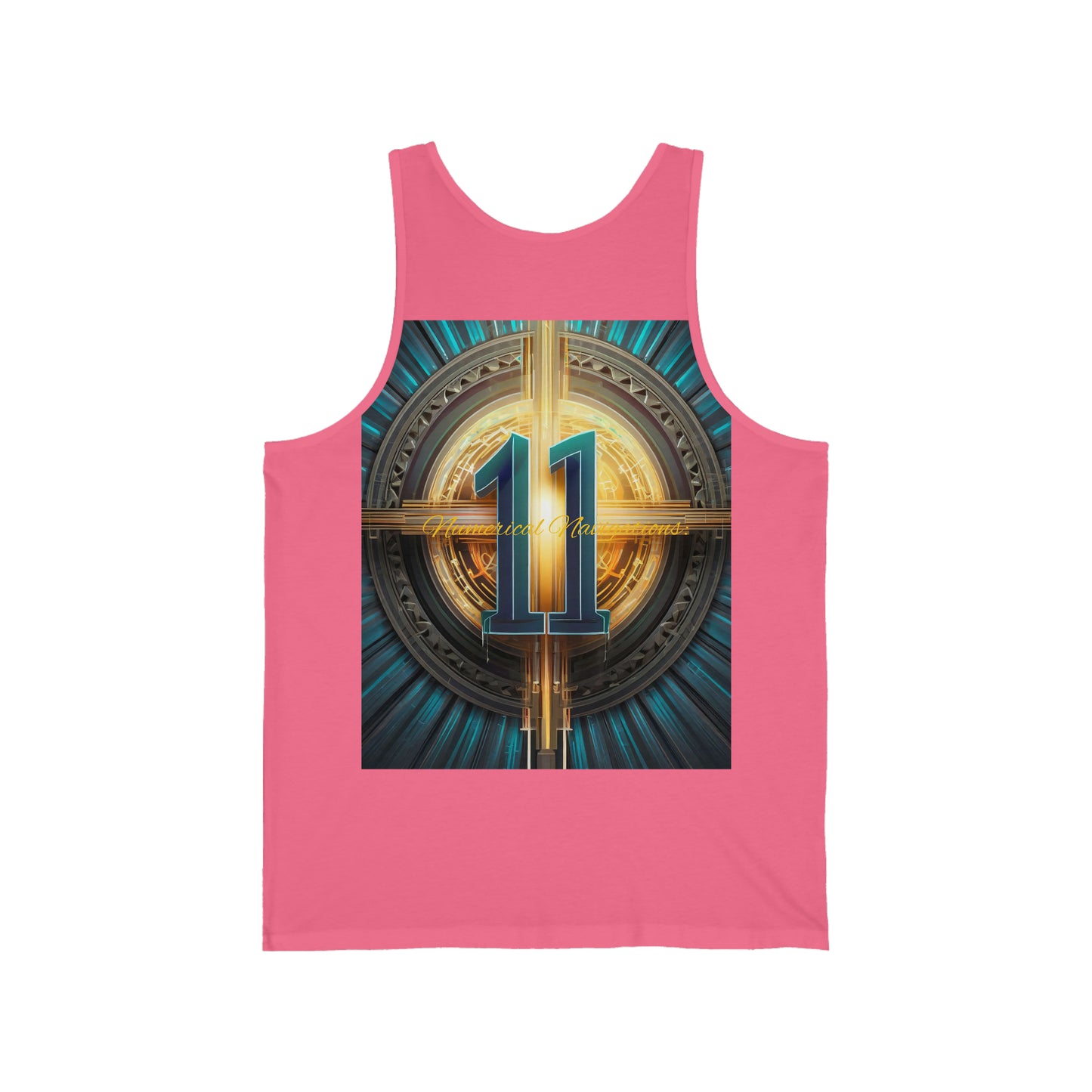 Tank Top Journey of Numerical Elegance: - Unisex Jersey