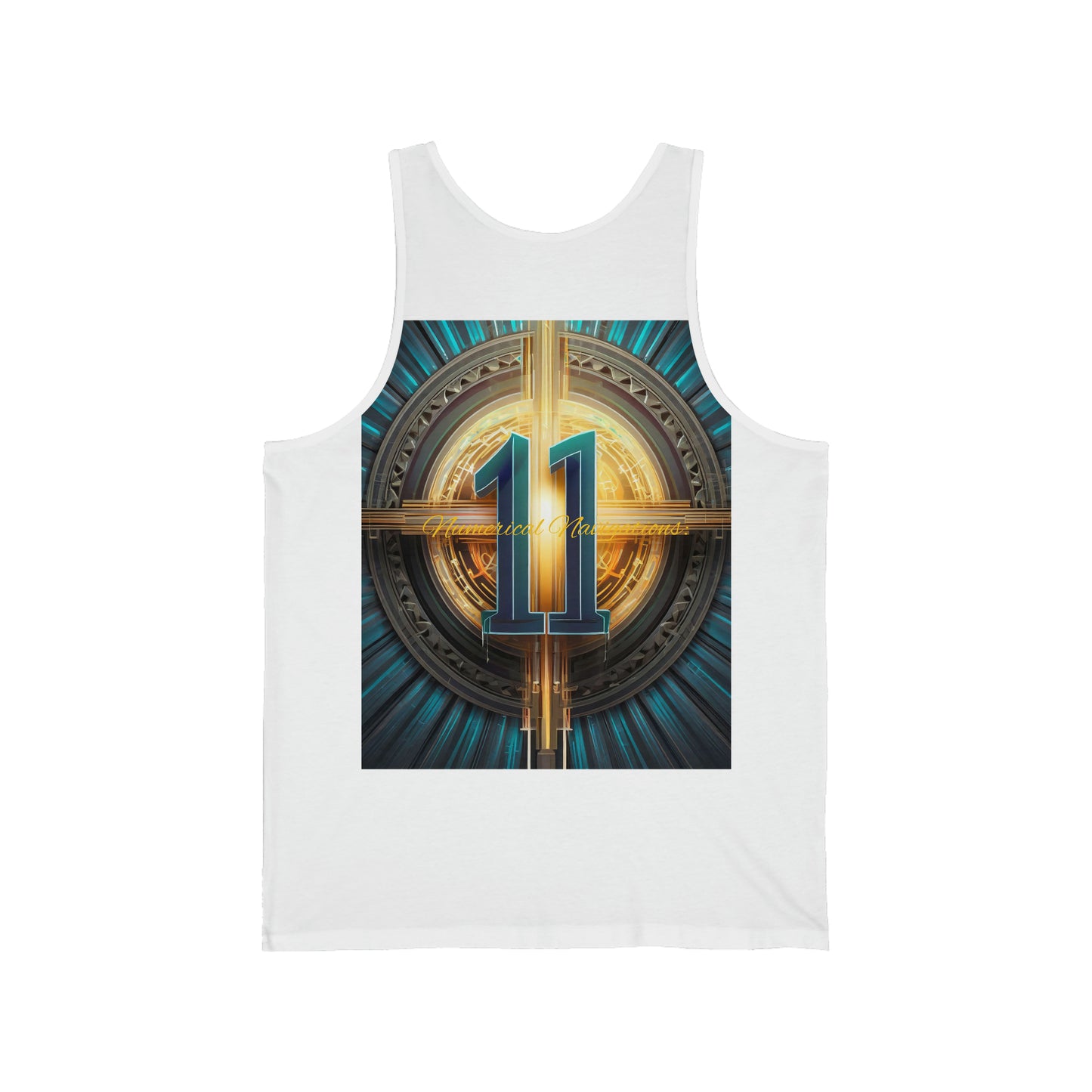 Tank Top Journey of Numerical Elegance: - Unisex Jersey