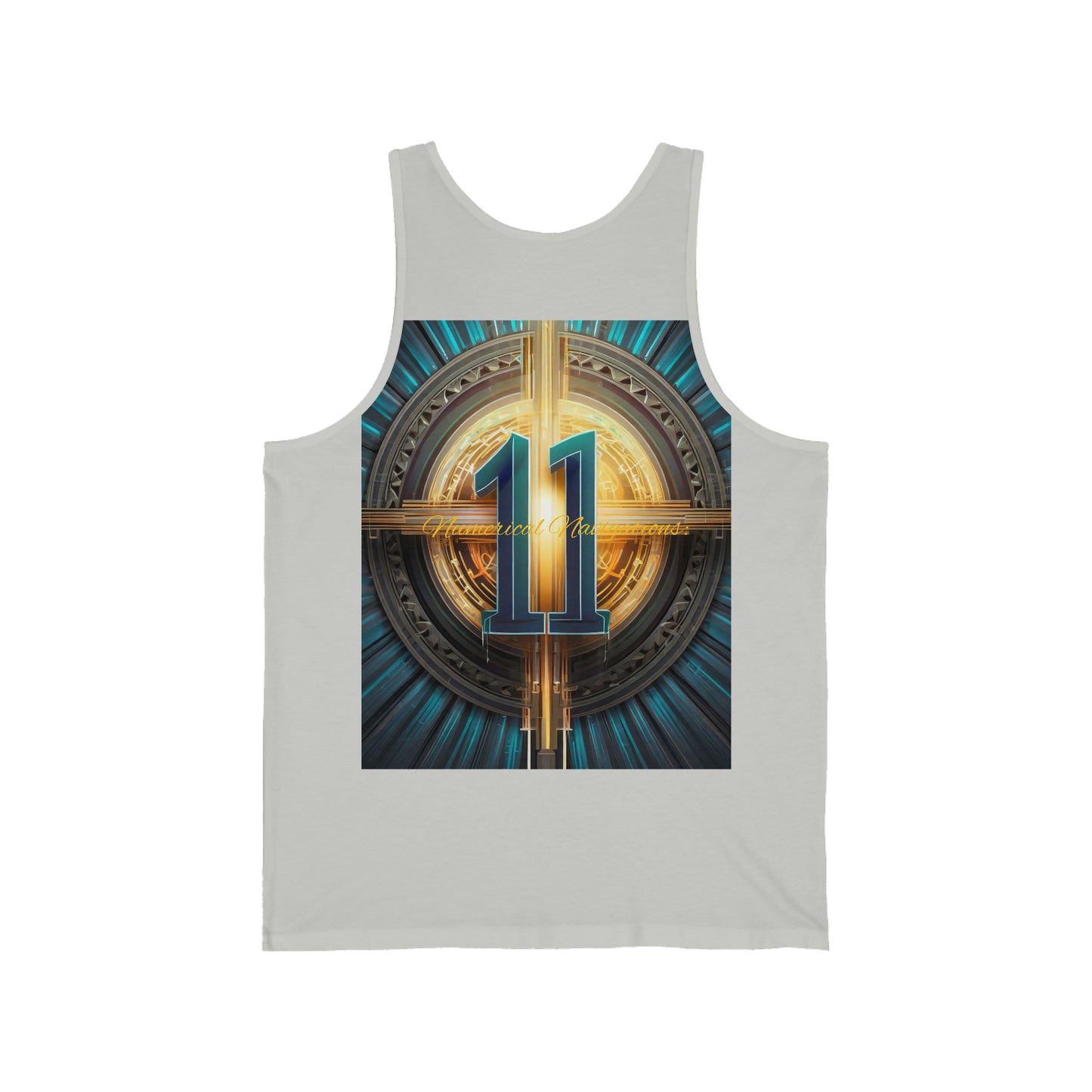 Tank Top Journey of Numerical Elegance: - Unisex Jersey