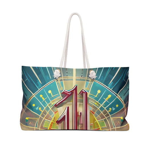 Weekender Woman's Bag Eleven the Circle of Evolution