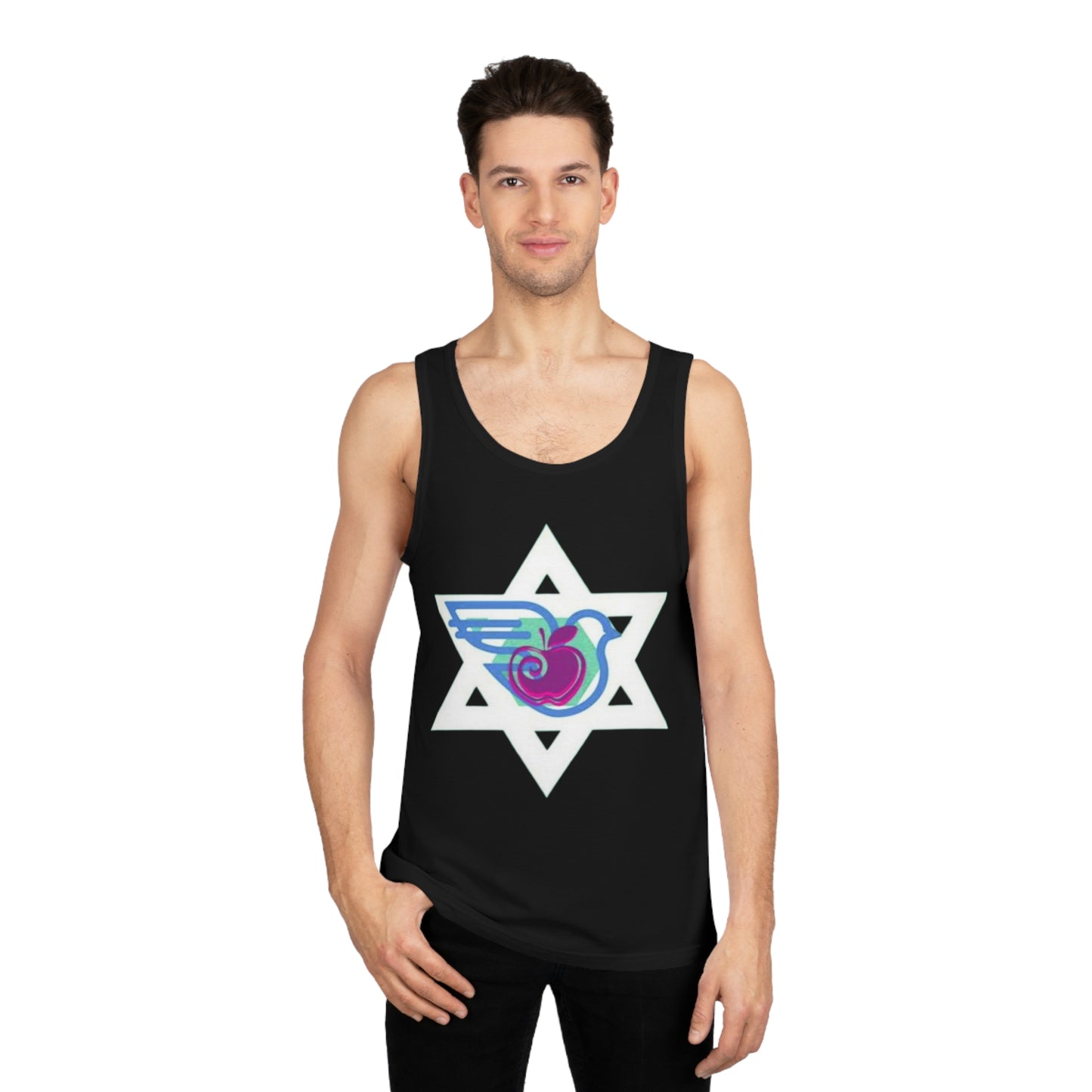 Tank Top-Adult Unisex he who touches Israel Touches the Apple of His Eye