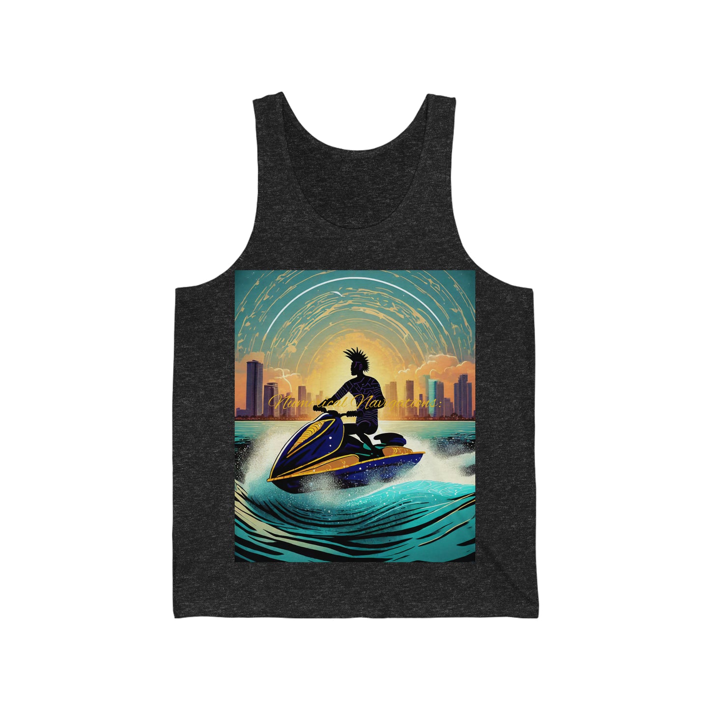 Tank Top Journey of Numerical Elegance: - Unisex Jersey