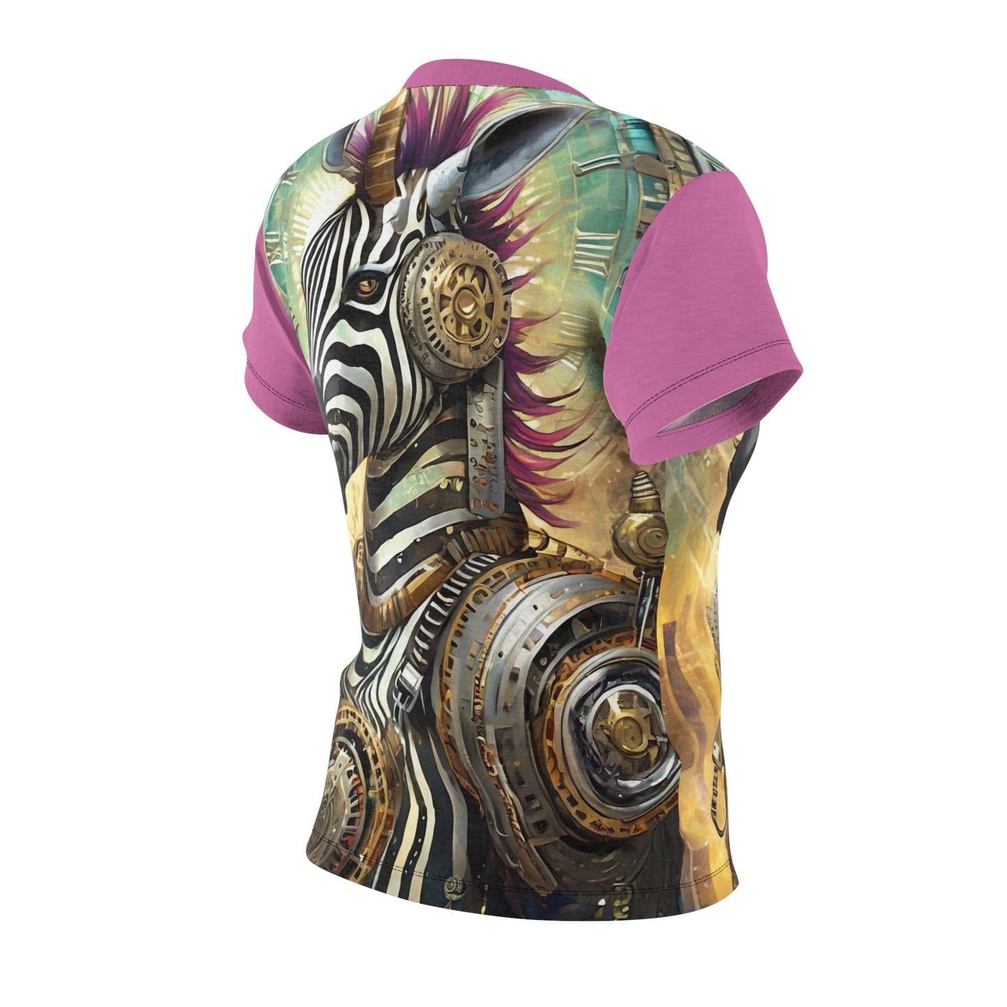 Women's Cut & Sew Tee Steam Punk Mystical Zebra AOP T-shirt