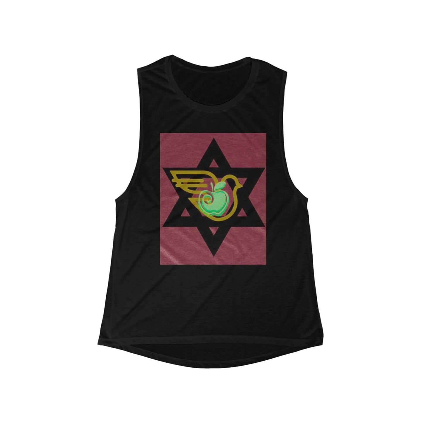 Adult Unisex Tank Top He who touches Israel Touches the Apple