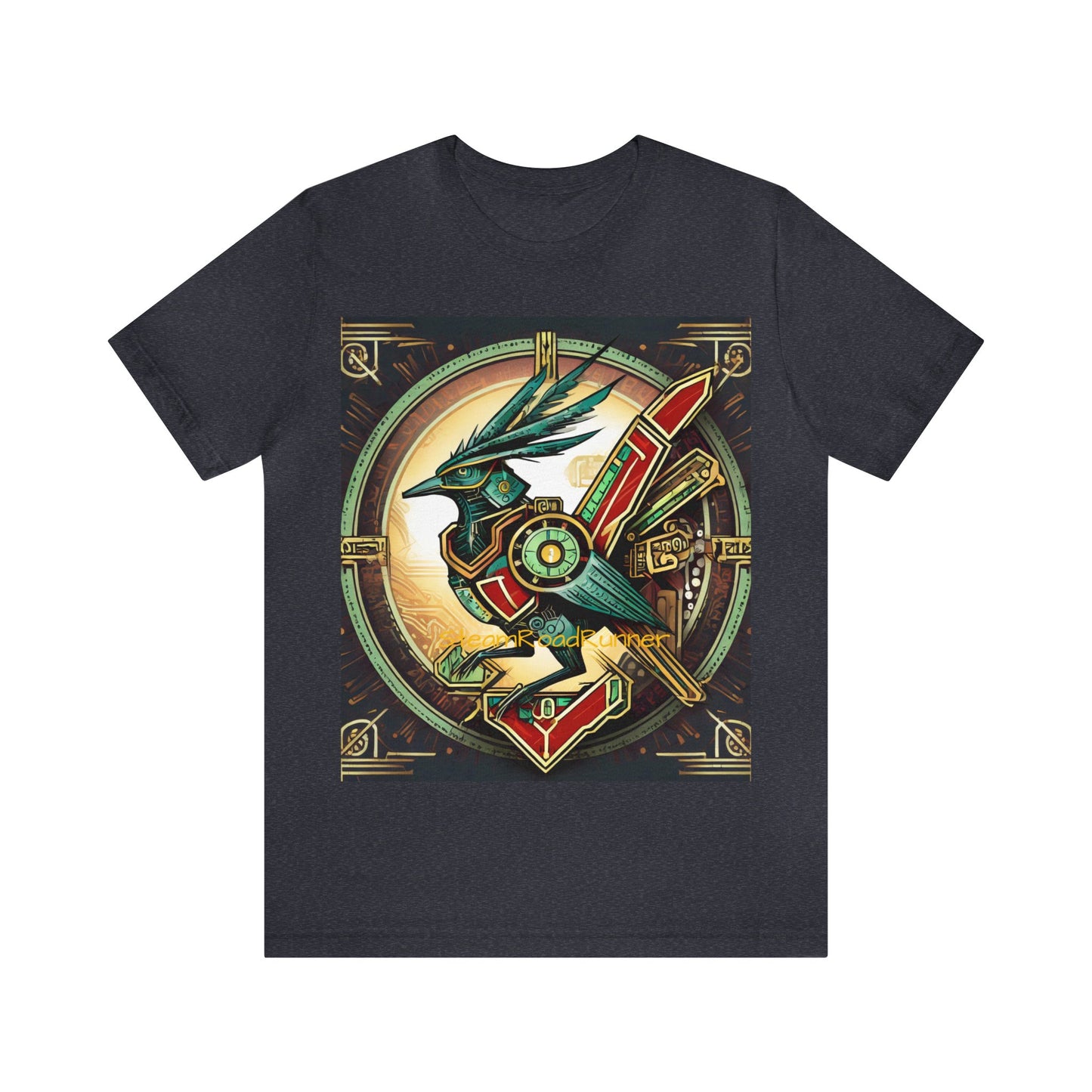 Unisex Adult Jersey Short Sleeve Tee Steam Punk Avian Road Runner t-shirt