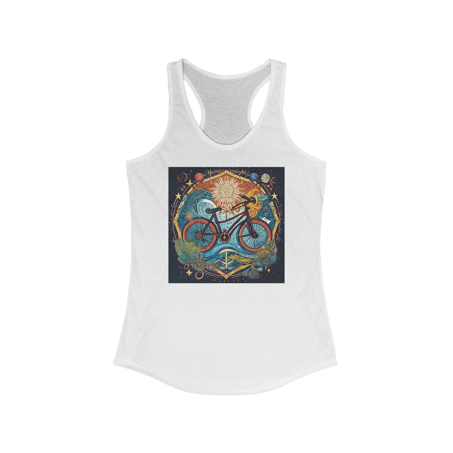 Tank Top Adult Unisex Racerback Electric Eco Gem Riders: Unleash the Power of Numbers