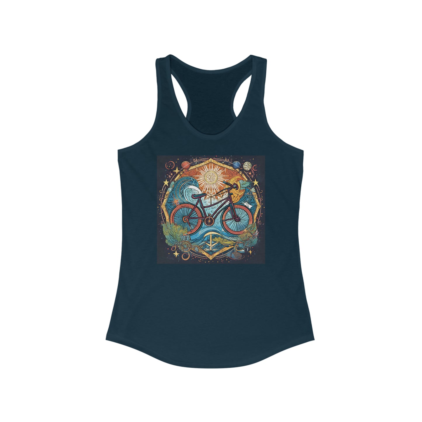 Tank Top Adult Unisex Racerback Electric Eco Gem Riders: Unleash the Power of Numbers