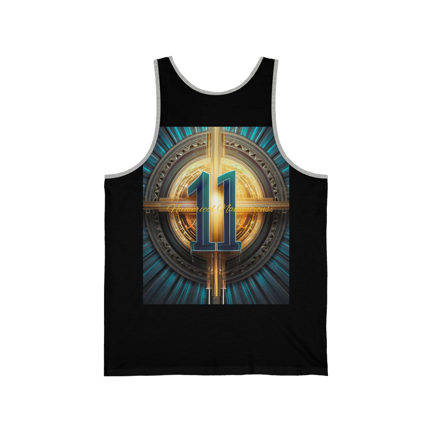 Tank Top Journey of Numerical Elegance: - Unisex Jersey