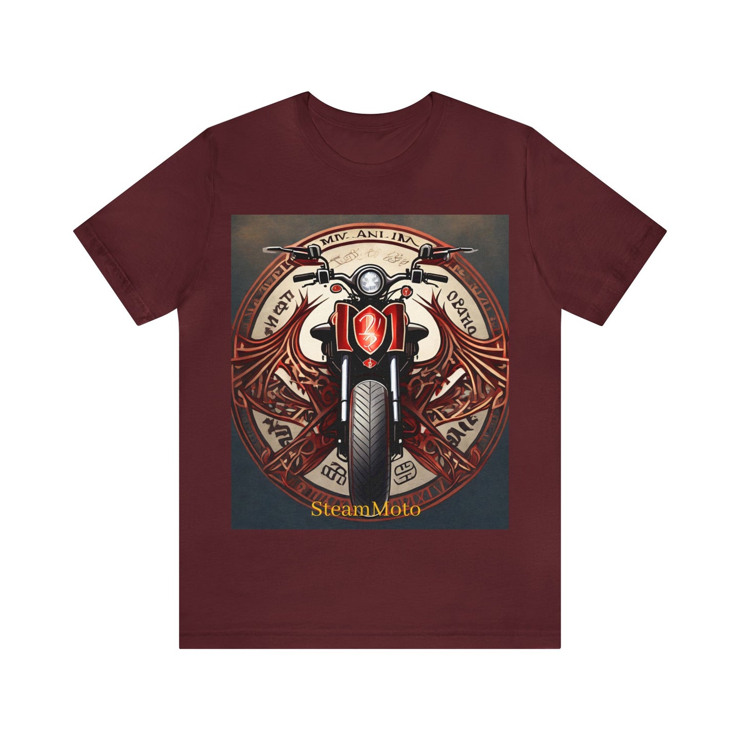 Unisex adult Jersey Short Sleeve Tee Breaking Free Steampunk Spiritual Meaning of Motorcycles tshirt