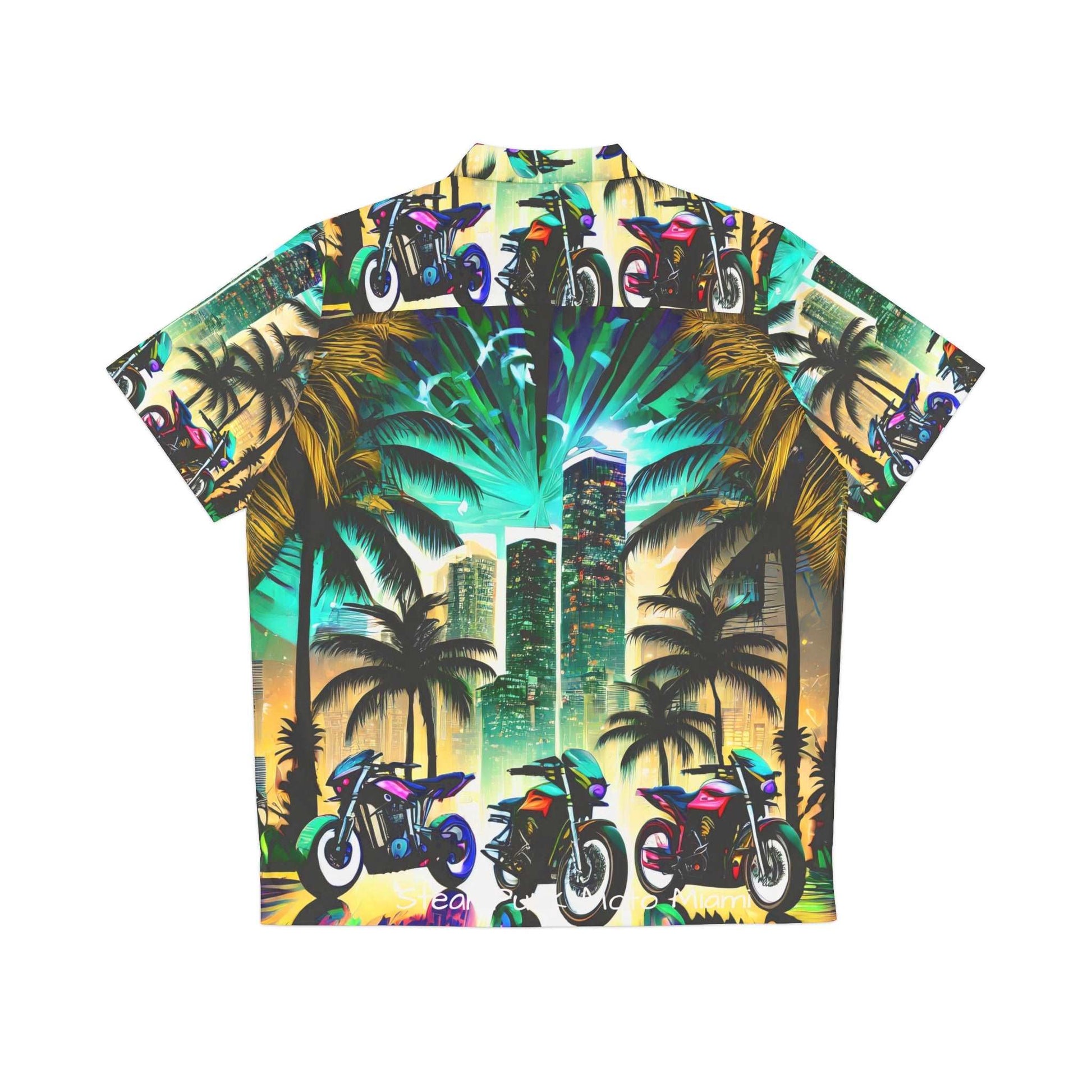 SteamPunk Moto Tropical Men's Hawaiian Shirt (AOP)