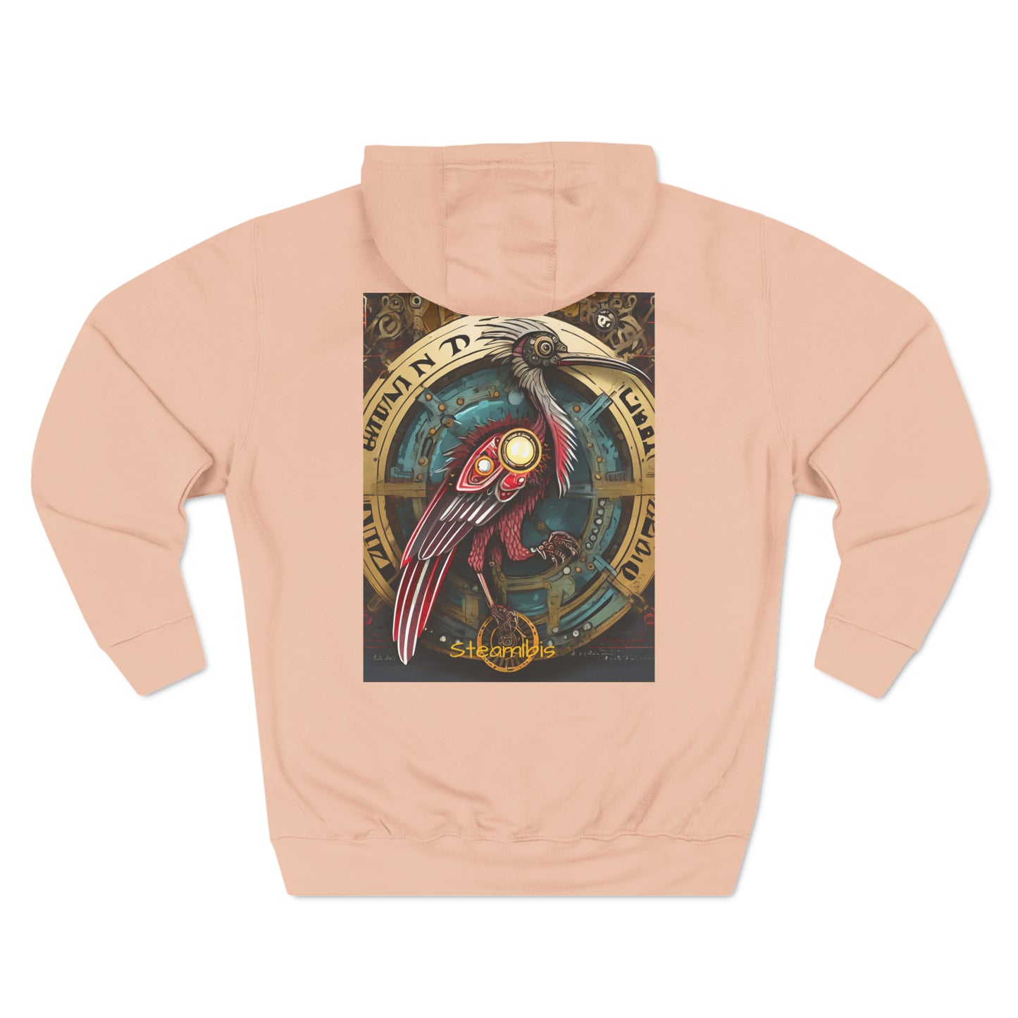 Unisex Adult Premium Pullover Hoodie Steampunk Gematria Ibis numerology twist