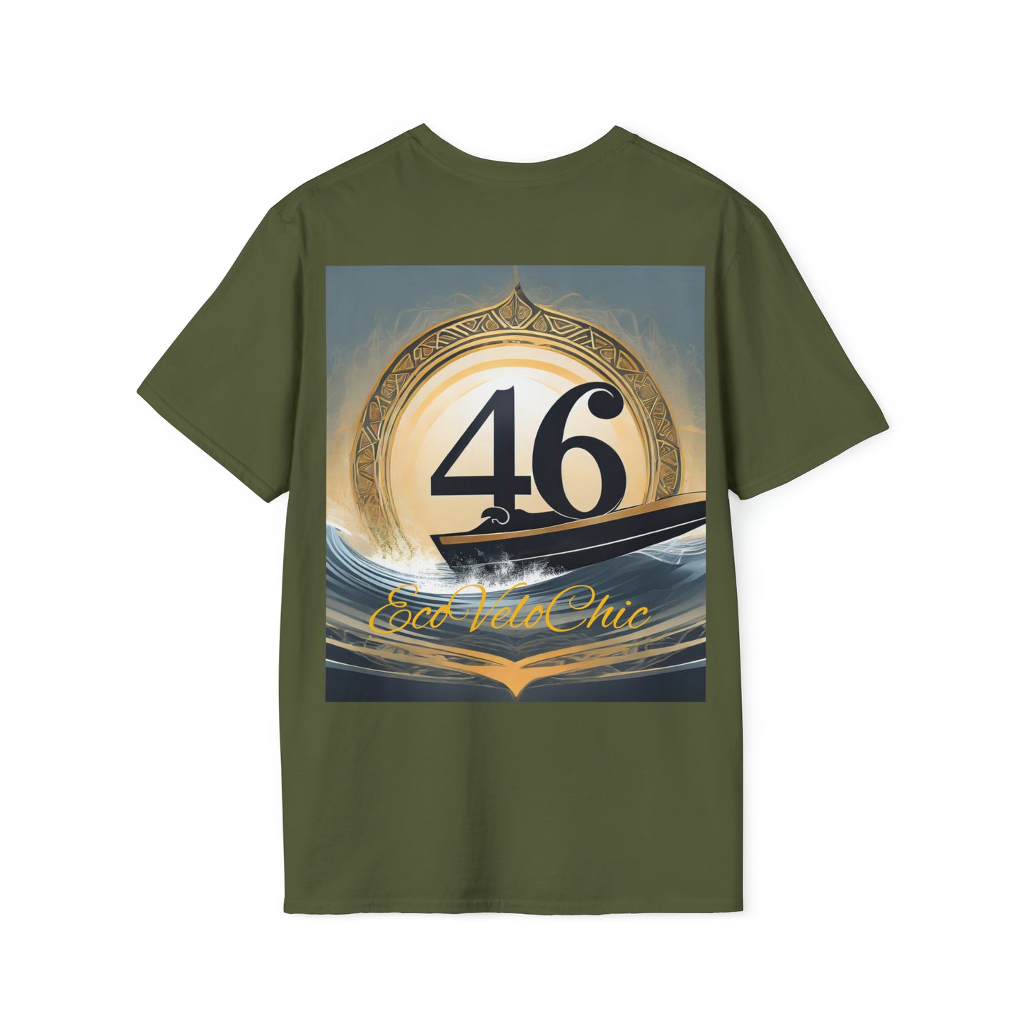 T-Shirt Adult Unisex Soft style Numerical Navigations: Gematria Secrets on the Water