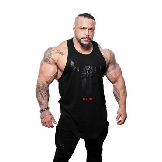Tank Unisex Adult Top Muscle Fitness Sports Cotton Vest Taurus