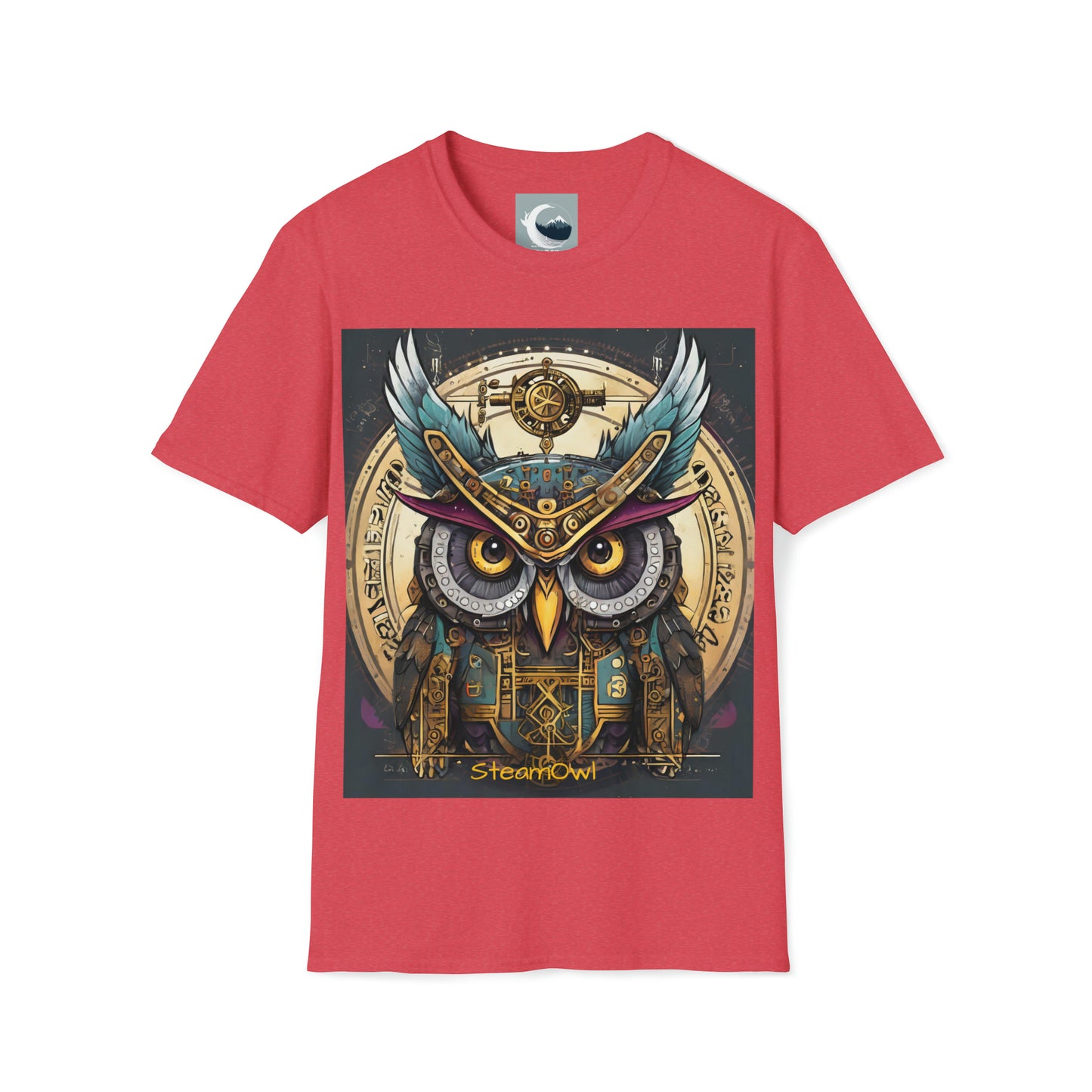Unisex Adult Softstyle T-Shirt Owl-Inspired Steampunk Wear tshirt