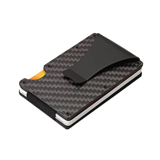 Carbon fiber RFID anti-magnetic card package aluminum bank card