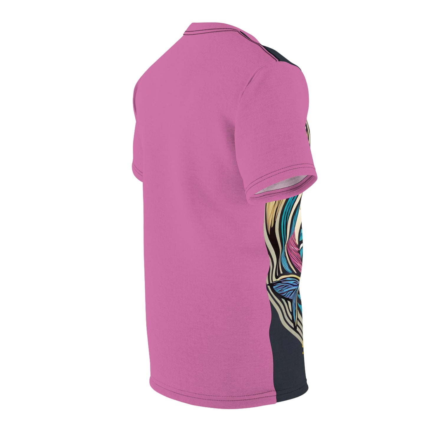 SteamPunk Tuna Pink Miami Unisex Cut & Sew Tee AOP t-shirt