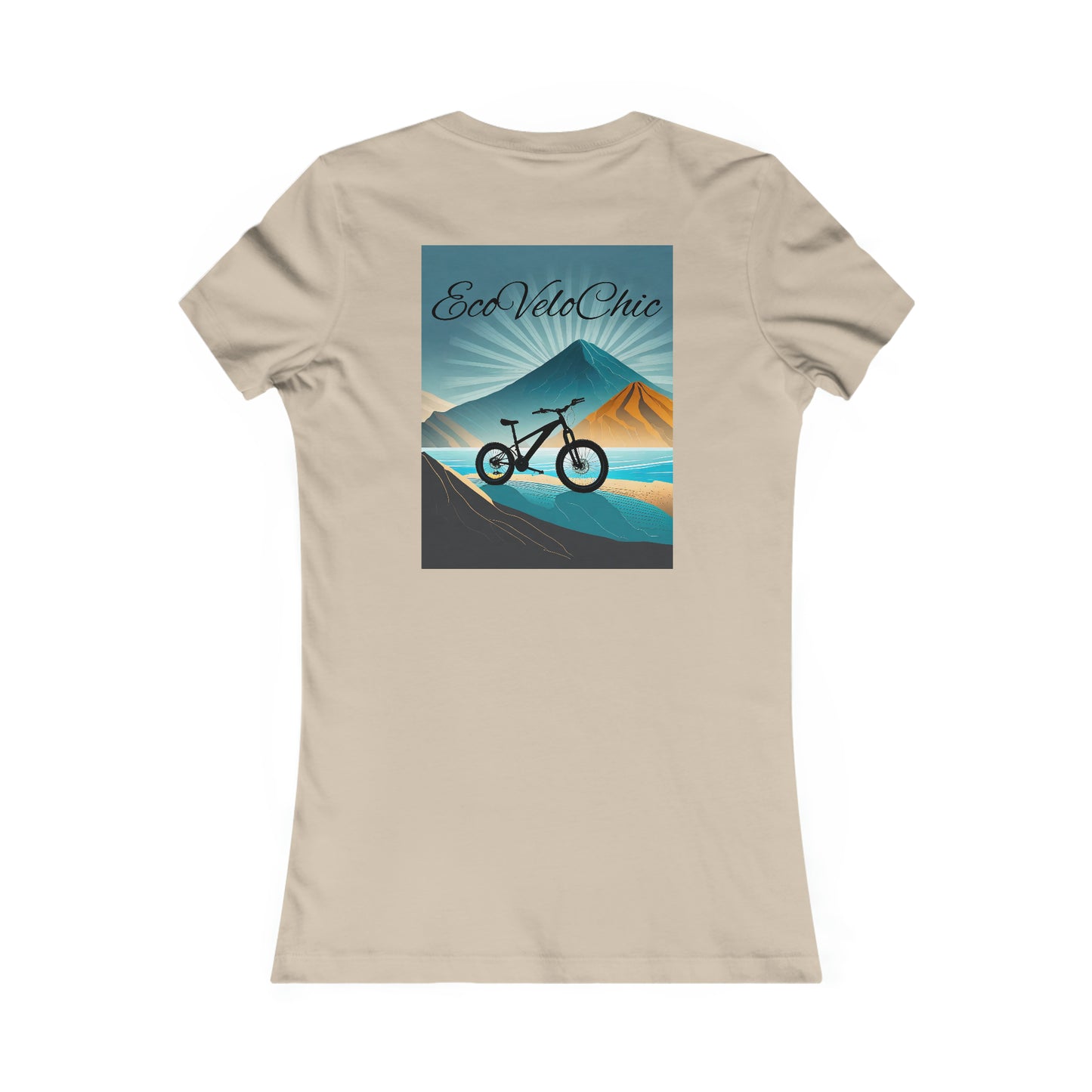 T-shirt Eco-Electrify: Gematria-Powered Electric Bike Adventures Women's