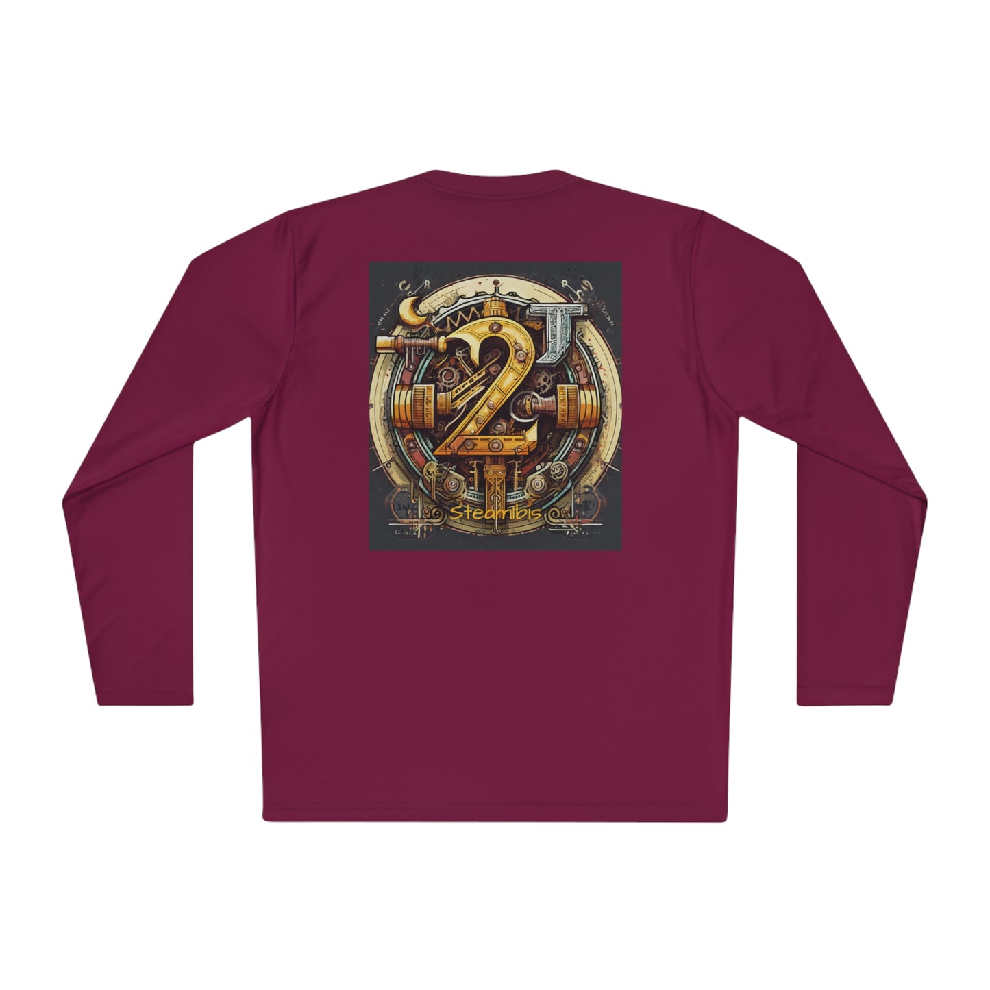 Unisex Adult Lightweight Long Sleeve Tee Steampunk Gematria Ibis Avian Vintage collection