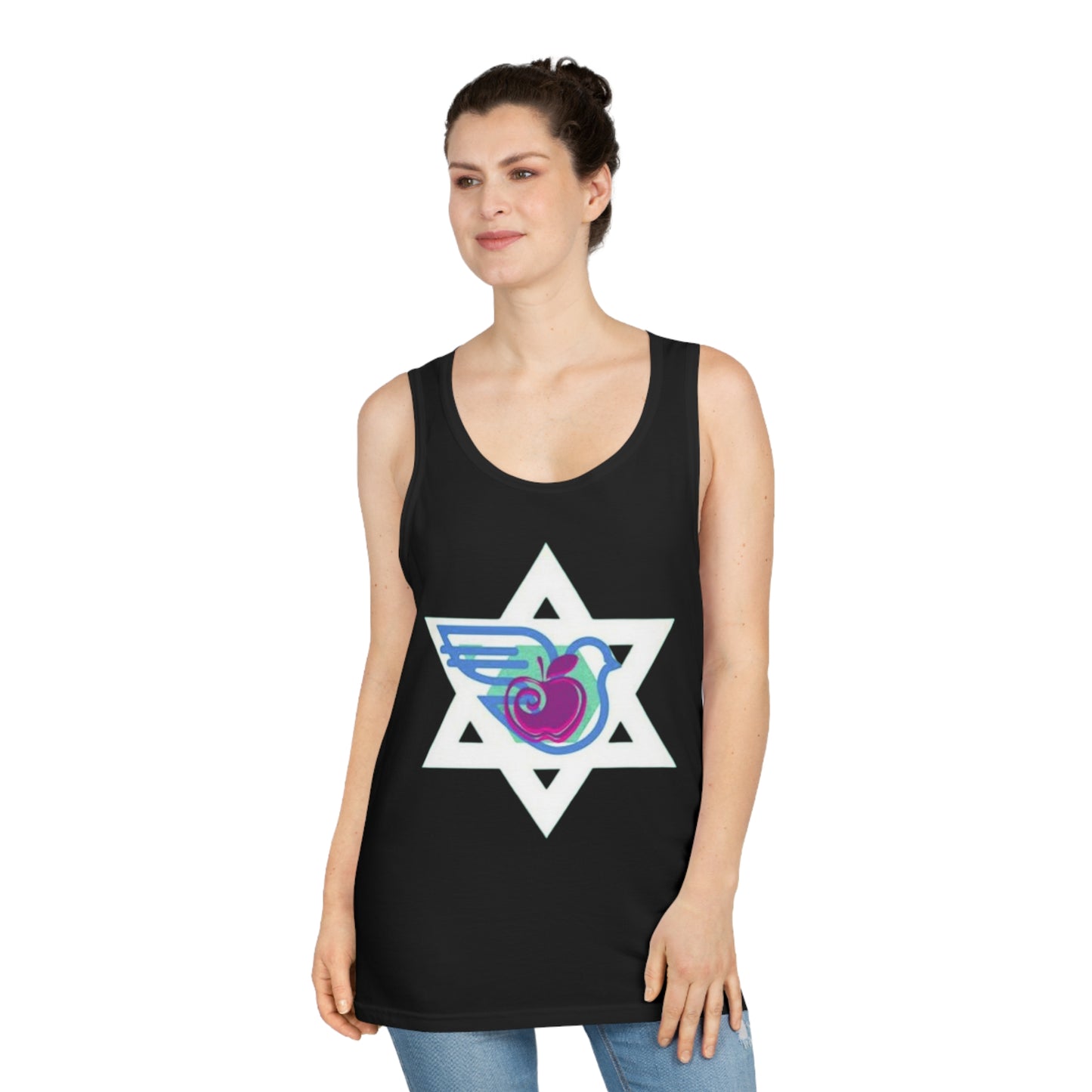 Tank Top-Adult Unisex he who touches Israel Touches the Apple of His Eye