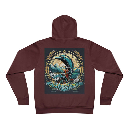 Hoodie Unisex Eco Electric Bike Mysteries: Where Numerology and Nature Converge-Unisex