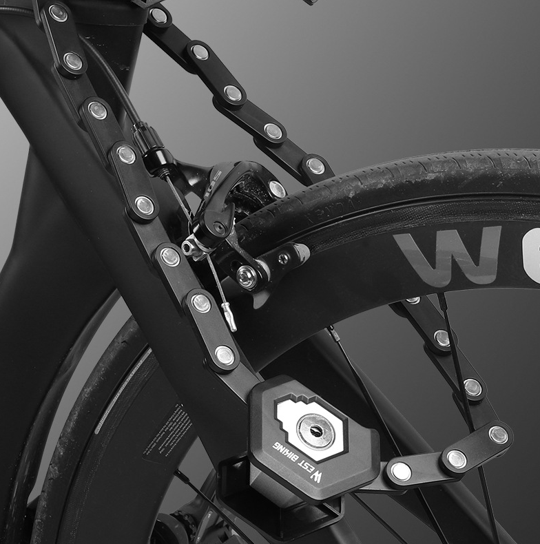 West Biking Bicycle electric bicycle chain folding lock