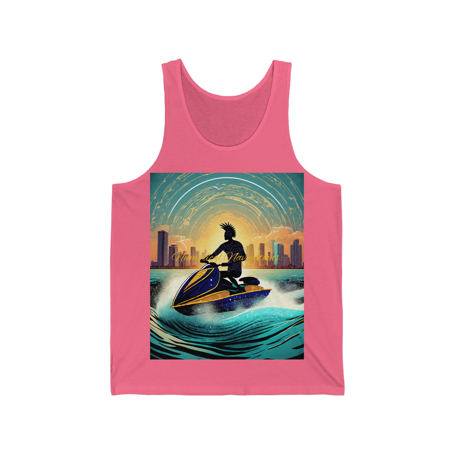 Tank Top Journey of Numerical Elegance: - Unisex Jersey