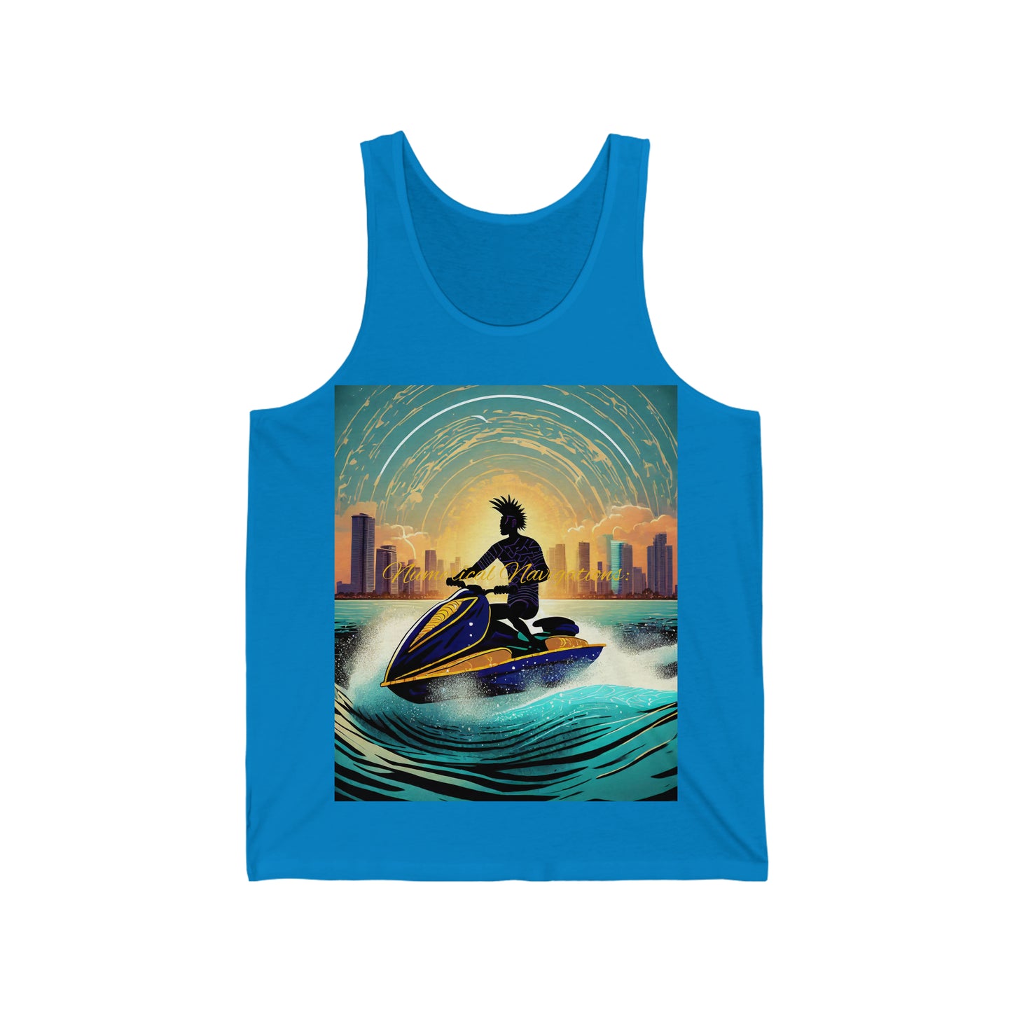 Tank Top Journey of Numerical Elegance: - Unisex Jersey