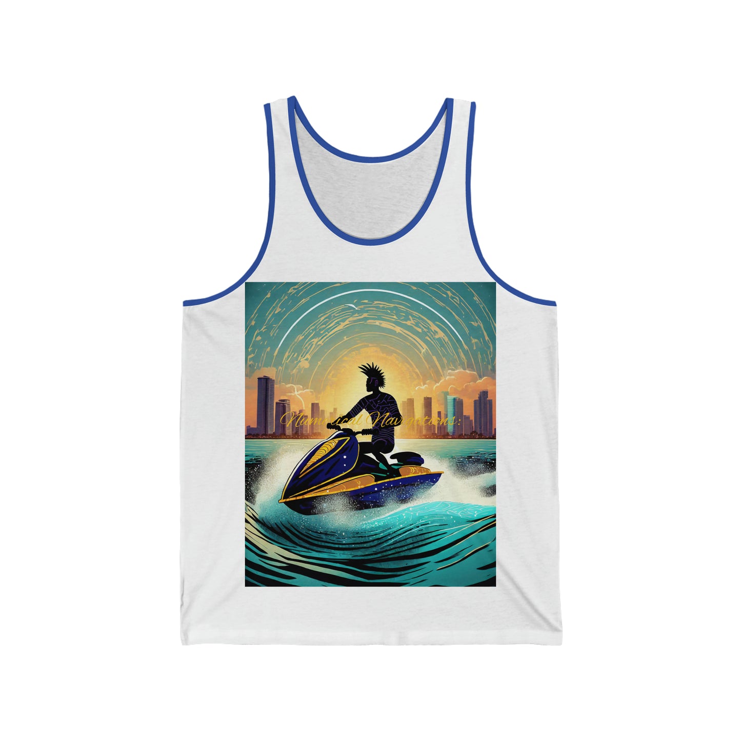 Tank Top Journey of Numerical Elegance: - Unisex Jersey