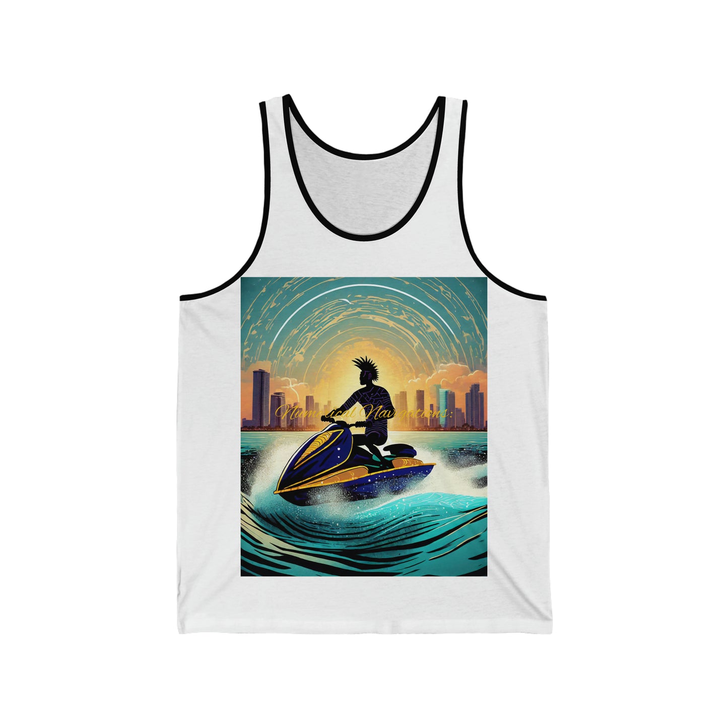 Tank Top Journey of Numerical Elegance: - Unisex Jersey