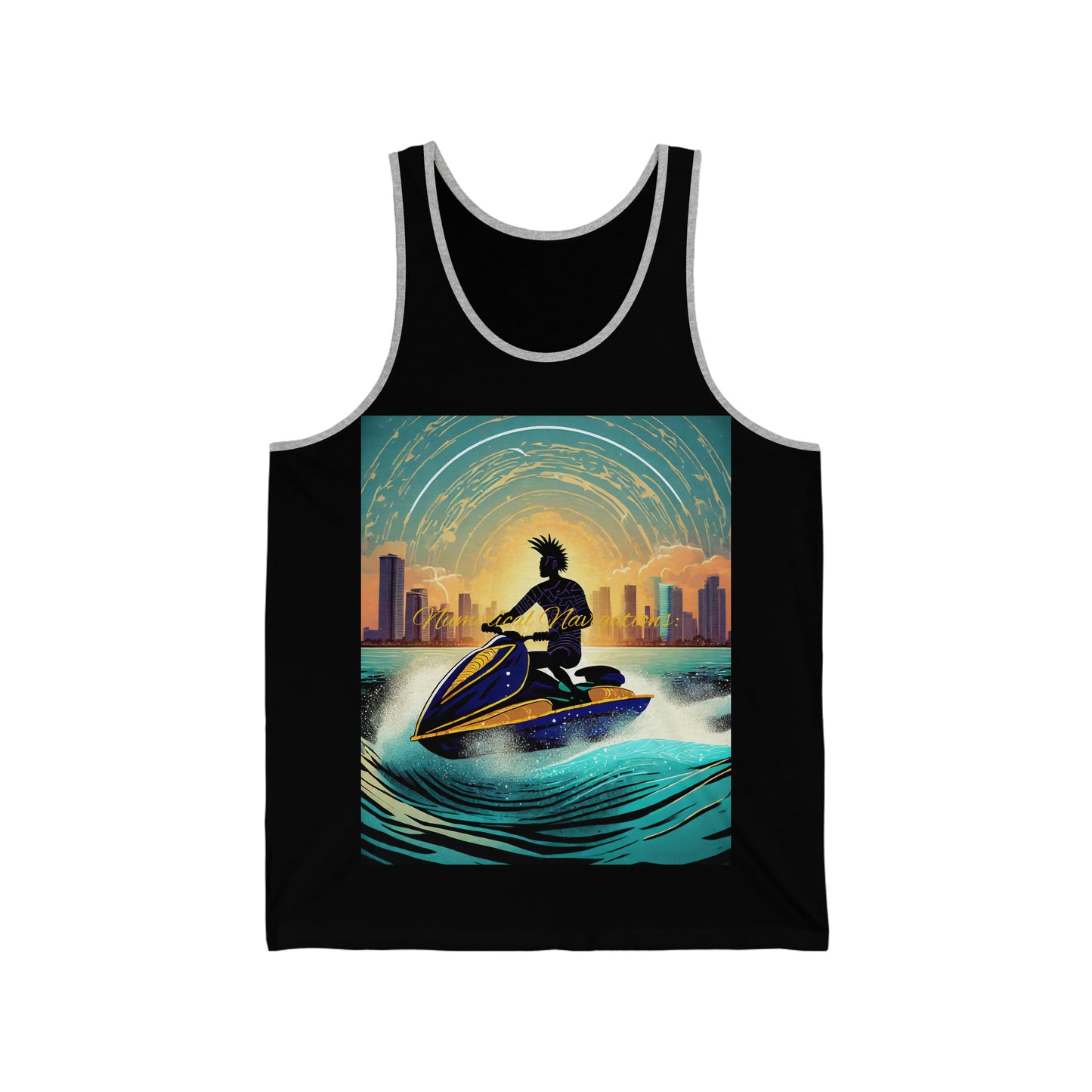 Tank Top Journey of Numerical Elegance: - Unisex Jersey