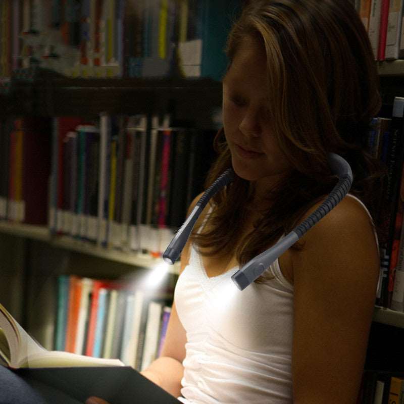 Neck Reading Lamp Flexible Neck Lights Handsfree Book Light